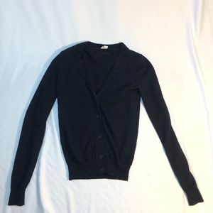 Jimmy Choo Black Wool Cardigan XS